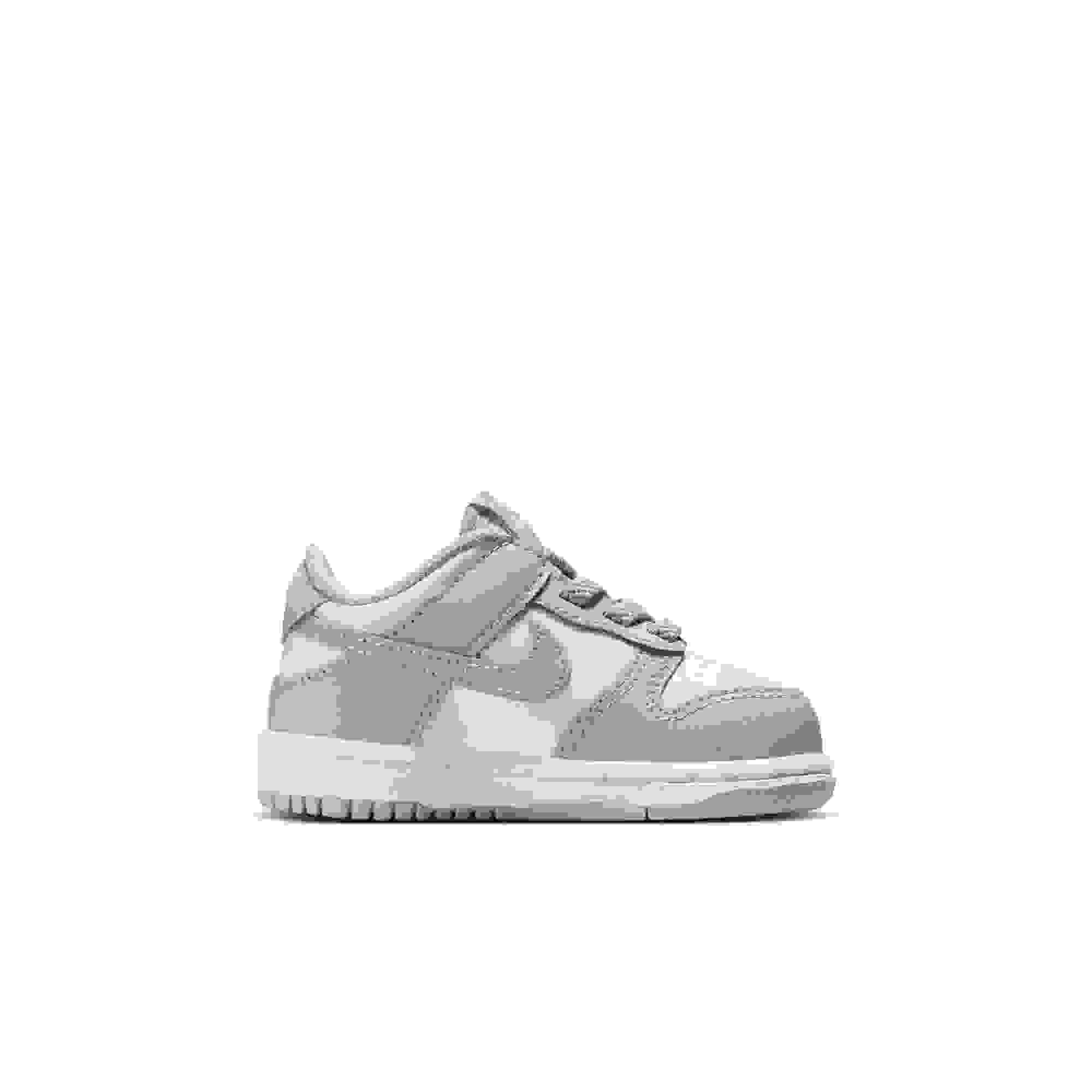 Nike Dunk Low Toddler Boys' "White/Lt Smoke Grey" Shoe